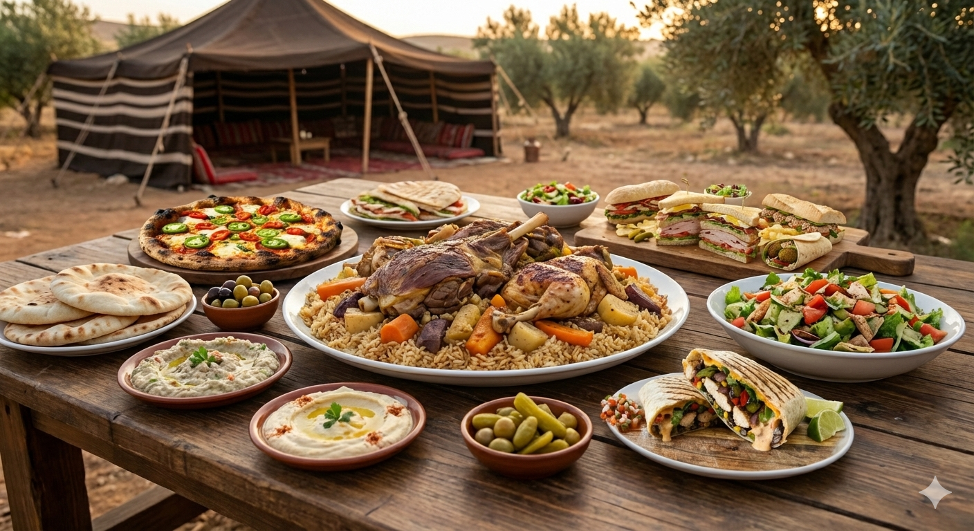 الوجبات الفلسطينية والزرب